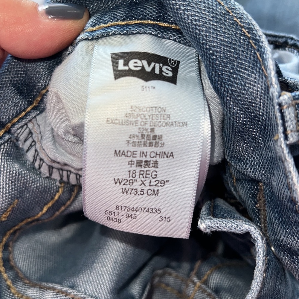 LEVIS 511 slim fit 100% cotton - Picture 6 of 10